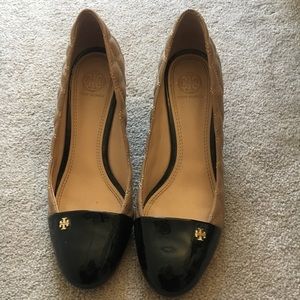 Tory Burch wedges (barely worn)